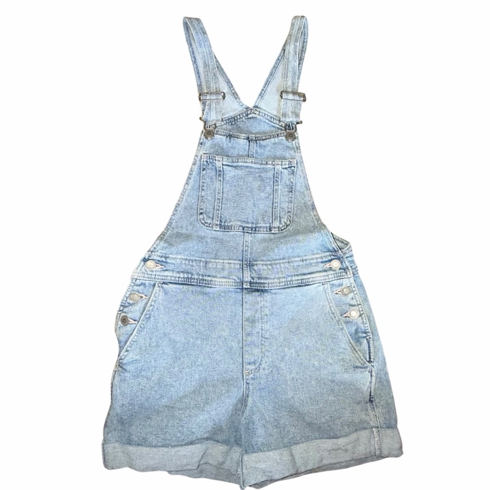 y2k‎ overalls Hollister Light Blue Short Overalls